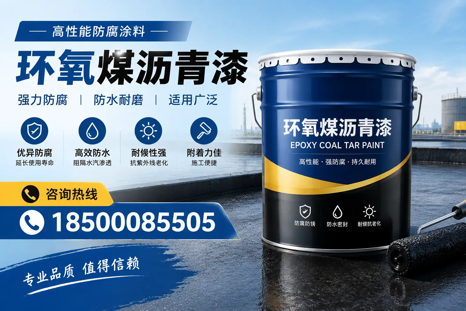 环氧煤沥青漆的主要成分与功能,榆林用户深度了解